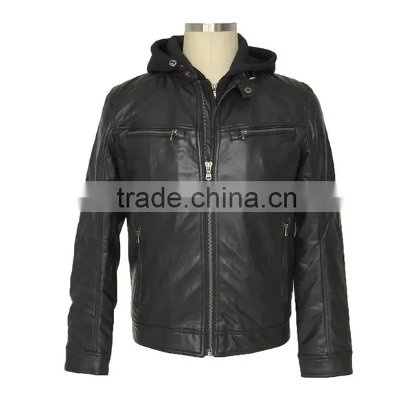 2016 Popular New Style Men PU Jacket photo-2