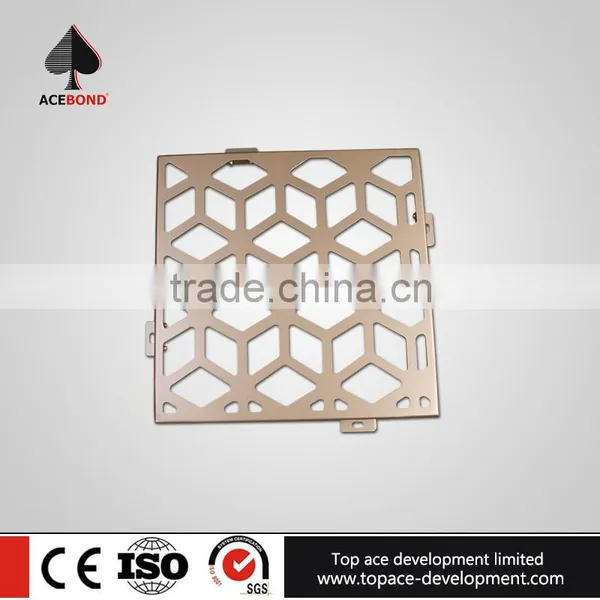 Easy Cleaning and Maintenance 500*500mm Aluminium Facade Panel Footbridge photo-5
