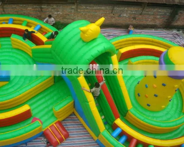 Guangzhou Barry Giant Cheap Inflatable Obstacle Course for Kids and Adult photo-2