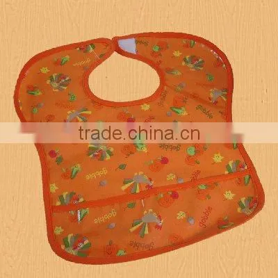 Top Sale 100% Cotton Custom Organic Plain Terry Baby Bib Wholesale With Embroidery Logo photo-5