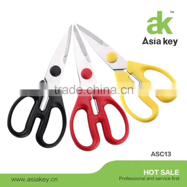 2/3/8 Inches Black PP Material Handle Multi-purpose Scissors For Embroidery, Sewing, Craft, Art Work photo-3