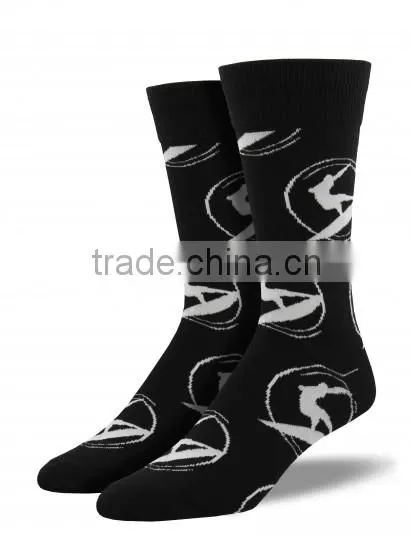 New USA Fashion Arrival Best Quality Combed Cotton Custom Made Men Fancy Dress Socks photo-3