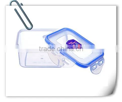 Disposable Food Grade 400ml Square Shape Plastic Kitchen Food Container photo-2