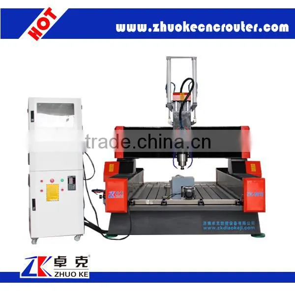 High Accuracy 4 Axis CNC Engraver For Marble Crystal Sand Stone ZK-9015 With PCI NcStudio Control System photo-2