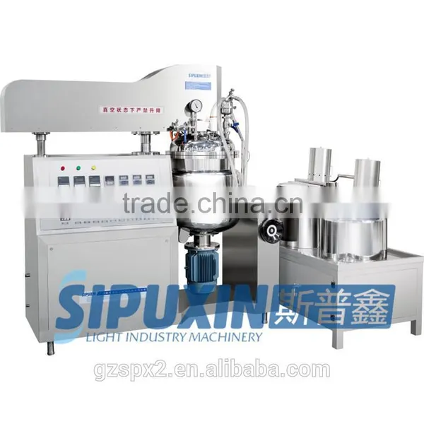 Sipuxin Vacuum Homogenizing Emulsifying Mixer for Shampoo/liquid Soap/detergent/pesticide/mixing Machine photo-4
