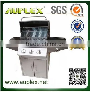 Outdoor Cabinet Stainless Steel Flat Gas Grill / BBQ Gas Grill Wholessale