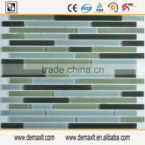 Polished Machine Cut Glass Tiles Glass Mosaics Tiles photo-2