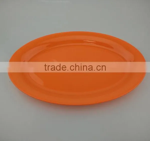Oval Shape Plastic Plate For BBQ photo-2