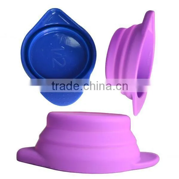 Foldable Non-stick Silicone Measure Set Cups photo-4