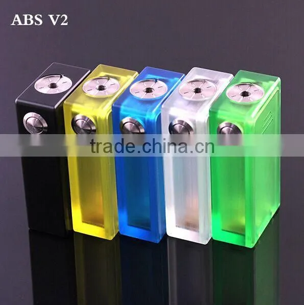 Unique Design e Cigarette Acrylic Clear ABS V2 Box Mod , 50w Box Mod
