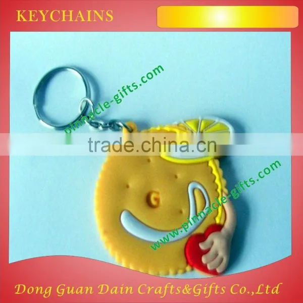 Country Design 3d Cartoons Promotional SOFT PVC KEYCHAINS photo-4