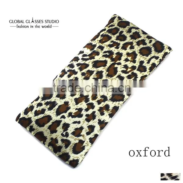 Leopard Soft Cloth Pouch For Small Sunglasses&Reading Glasses Pouches Reading Glass Bag Accessories Mobil Bag BDB01X photo-3