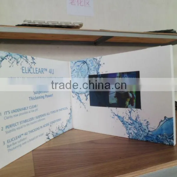 Chinses Import Wholesale Product 5.0 Inch Video Greeting Card Lcd Brochure for Promote photo-6