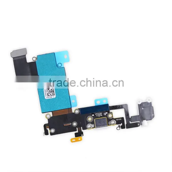 Dark Grey Charger Flex for IPhone 6s Plus Headphone Jack Audio With Dock Connector Flex Cable photo-4
