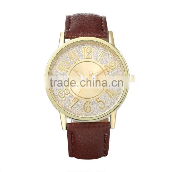 Fashion Women Brown Watches Lady Watch