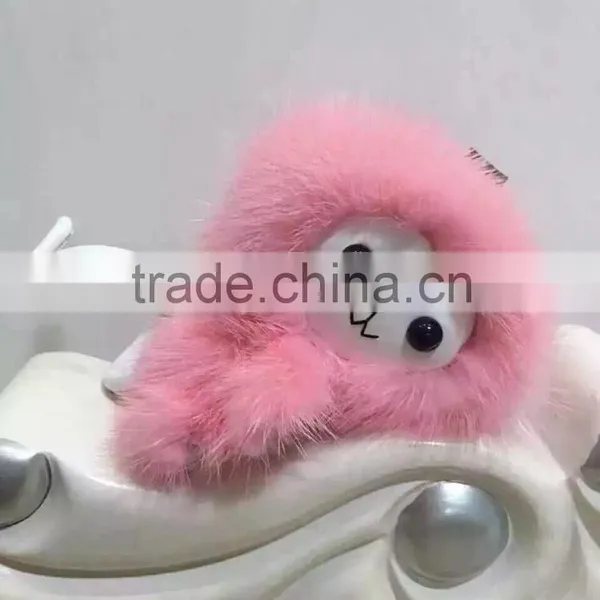 New Style Monkey Fur Key Chain Bag Charm photo-4