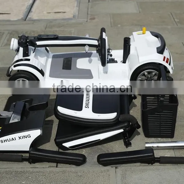 Electric Scooter 180W 4 Wheel Adult Mobility Scooter for Adults, Dual Pedal Scoota photo-3