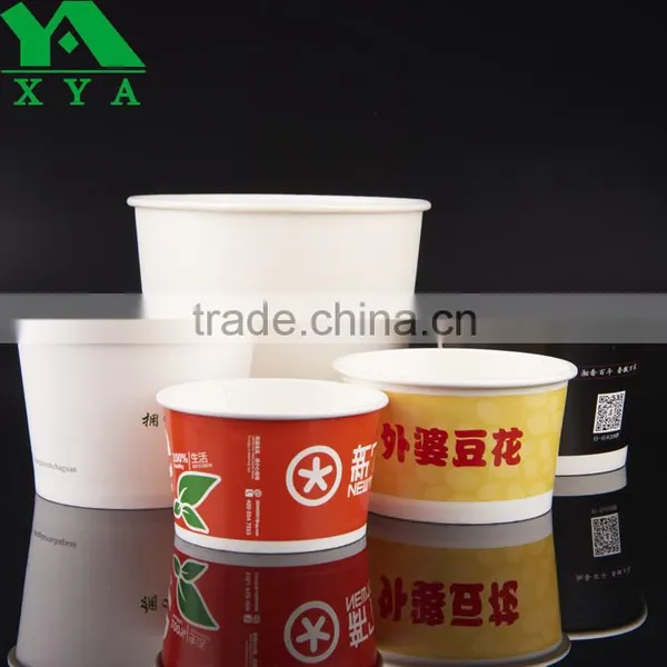 Custom Printed Wood Tree Free Paper Cups for Frozen Yogurt photo-3