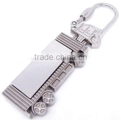 Customized Alloy Bicycle Shaped Metal Car Keychains Keyring photo-2