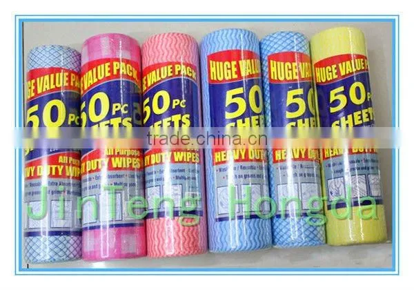 Household Printed Spunlace Nonwoven Cloth Rolls