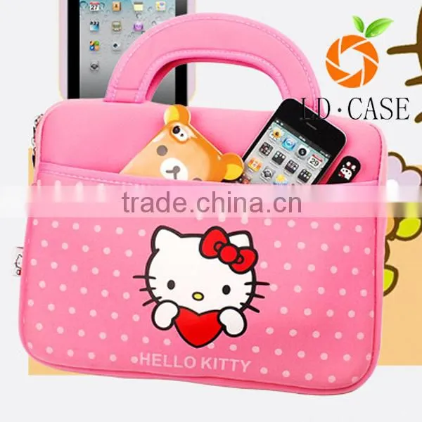 Lovely Hello Kitty Printed Antifriction Cut Style Laptop Sleeve Bags photo-6