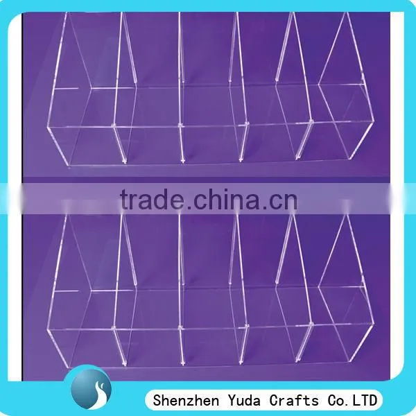 Clear Acrylic Slat-wall Pocket Shelves Slat-wall Dvd Shelf