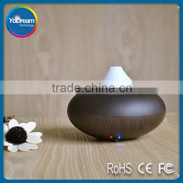 Wood Grain Aromatherapy Essential Oil Diffuser LED Lights Ultrasonic Cool Mist Aroma Air Humidifier for Office Baby Bedroom photo-4