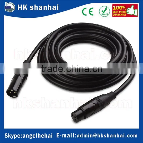 Wholesale Male to Female M/F 10ft 3 Pin XLR Connector Cable Gold-plated High Grade Low Noise Microphone Cable photo-5