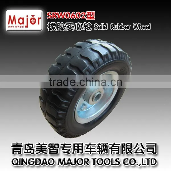 6 Inch Solid Wheel With 4 Bolts Rim photo-2
