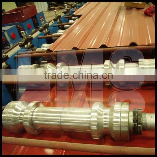 LMS Trapezoidal Metal Roofing Double Layer Roll Forming Roofing Machine photo-3