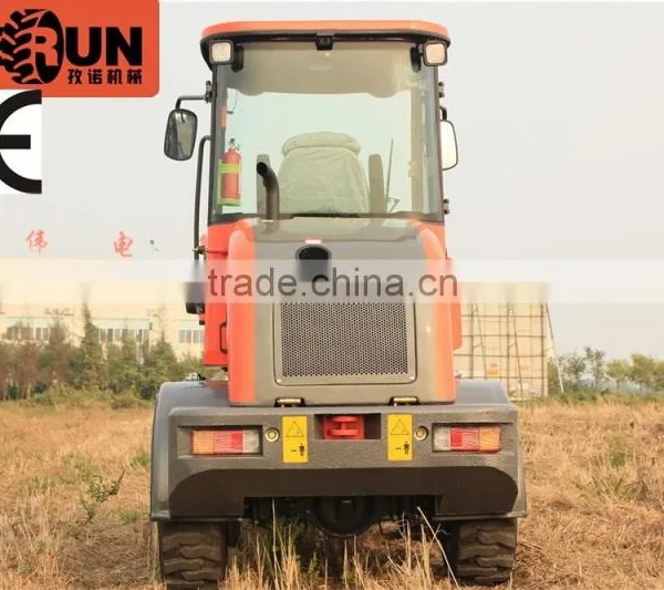 Everun ER08 CE Hydraulic Small Wheel Loader for Sale With Snow Blade and Overseas Service photo-2
