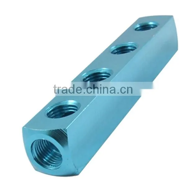 Precision Aluminium Made 4 Way Mainfold Block Splitter From Shenzhen VMT Factory photo-2