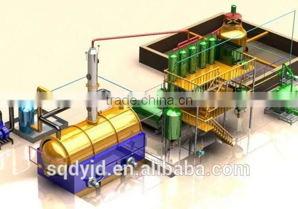 80% High Oil Output Waste Oil Pyrolysis and Oil Distillation Device photo-2