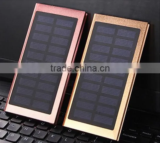 20000 Mah Extrathin Solar Power Bank Solar Power All in One Solar Charger Solar Power Bank for Mobiles photo-2