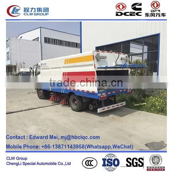 Dongfeng 4*2 Type 120hp 6 Ton Industrial Street Sweeper photo-2