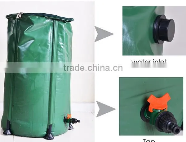 Greenhouse PVC Garden Rain Barrel/ COLLAPSIBLE WATER BUTTS photo-2