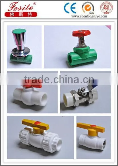 Low Price Hot Selling Plastic Ppr Double Union Ball Valve photo-3