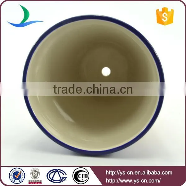 YSfp0007-01Colorful Round Shape Ceramic Plant Pot for Garden photo-4