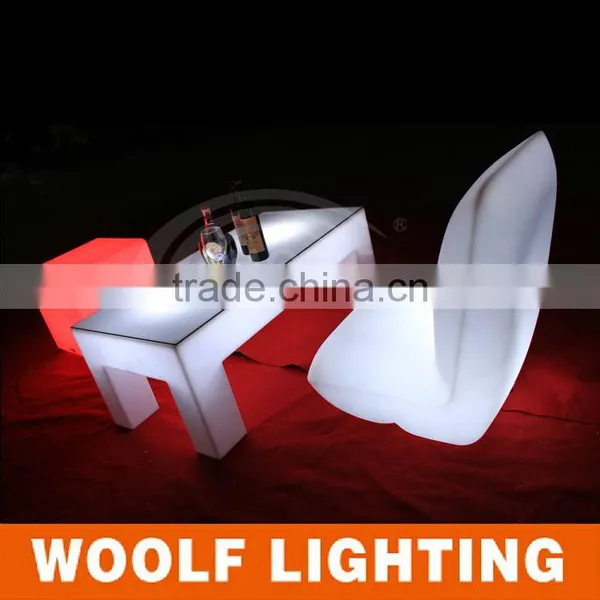 Modern Indoor and Outdoor Hotel and Bar Used Leisure LED Light Up Sofa Furniture photo-4