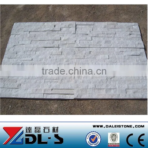 Natural Rough Crystal White Quartz Wall Cladding Stone Exterior Wall Tile photo-3