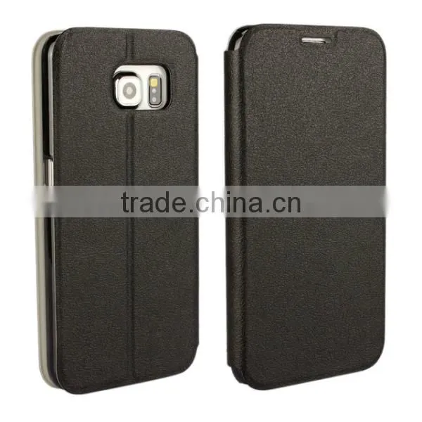 2016 Popular Ultra-thin Wallet pu Leather Case for Samsung Galaxy S6, Phone Case Cover photo-2