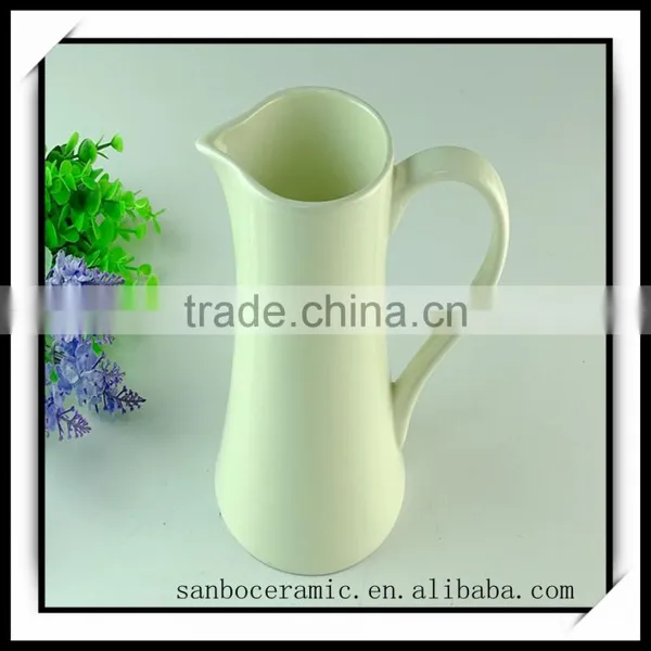 High Quality Bulk White Ceramic Teapot Kettle Tall Porcelain Porcelain Water Tea Pot photo-2