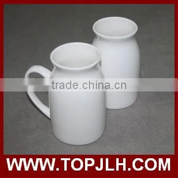Custom Logo Printing White Sublimation Ceramic Tea Mug for Transfer Printing photo-5