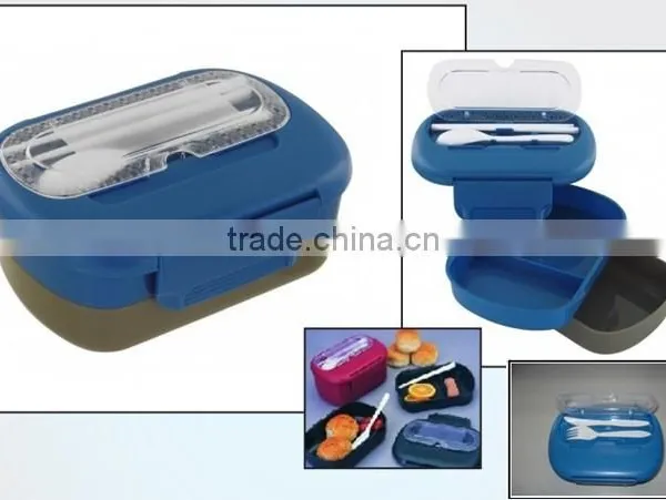 pp Lunch Box Food Container,3 Compartment Bento Box photo-6