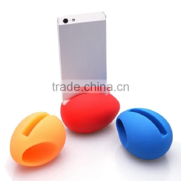 2016 Best Christmas Gift Cheap Mini Speaker Egg Shaped Silicone Speaker for IPhone 5/5S photo-3