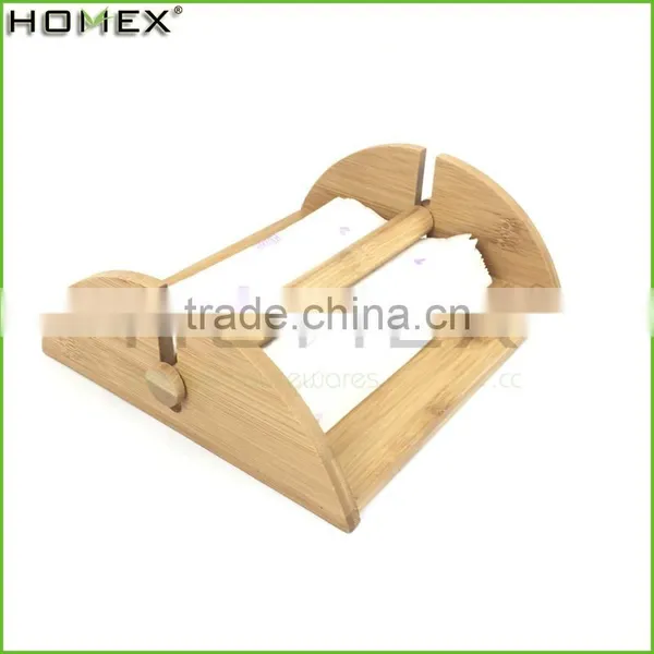 Bamboo Paper Napkin Holder With Removable Bar Homex BSCI/Factory photo-5