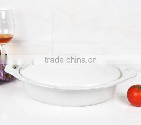 13.5" Oval Microwave Ceramic Comal photo-2
