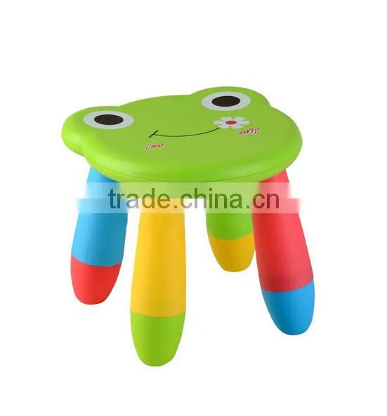 Easy Fold Round Plastic Cartoon Bee Foot Stool for Children photo-3