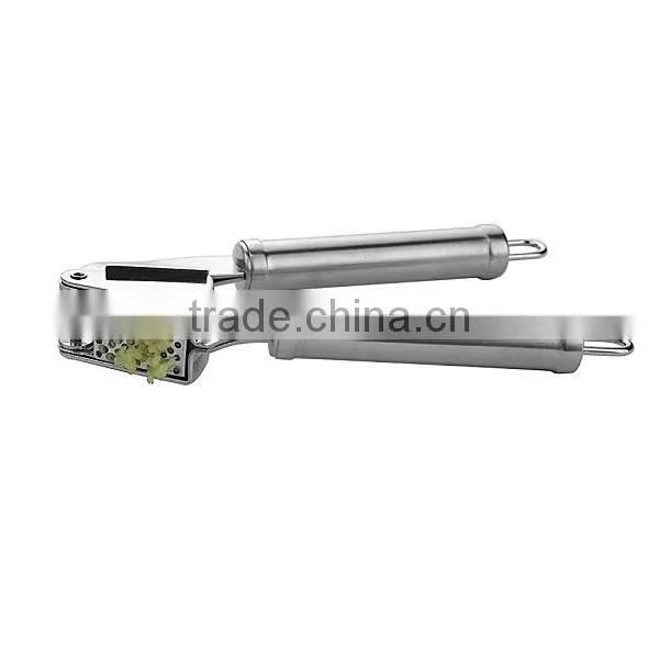 The Finest Quality Stainless Steel Garlic Press Mincer Peeler Brush Crusher Set photo-4