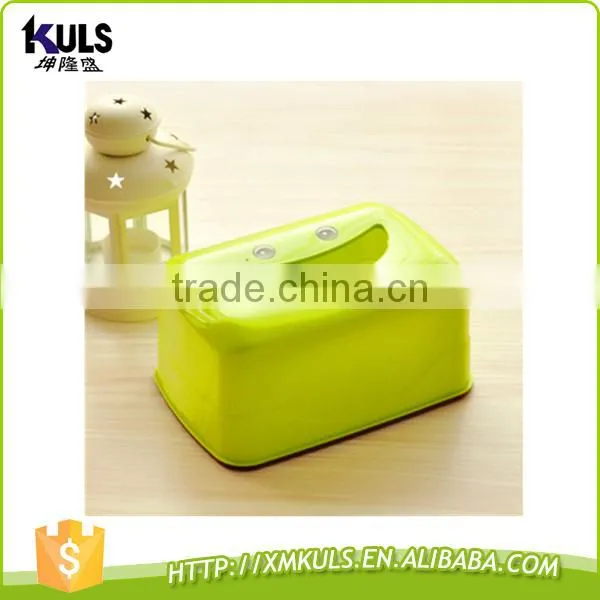 Cute Cartoon Square Face Tissue Box Plastic Tissue Box photo-2